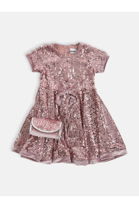 Children's dress with sequins TRAX 38700