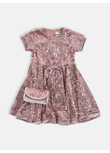 Children's dress with sequins TRAX 38700