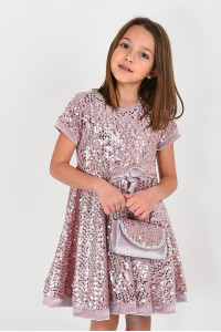 Children's dress with sequins TRAX 38700