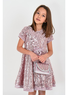 Children's dress with sequins TRAX 38700