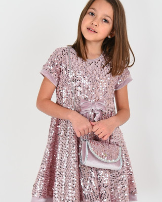 Children's dress with sequins TRAX 38700