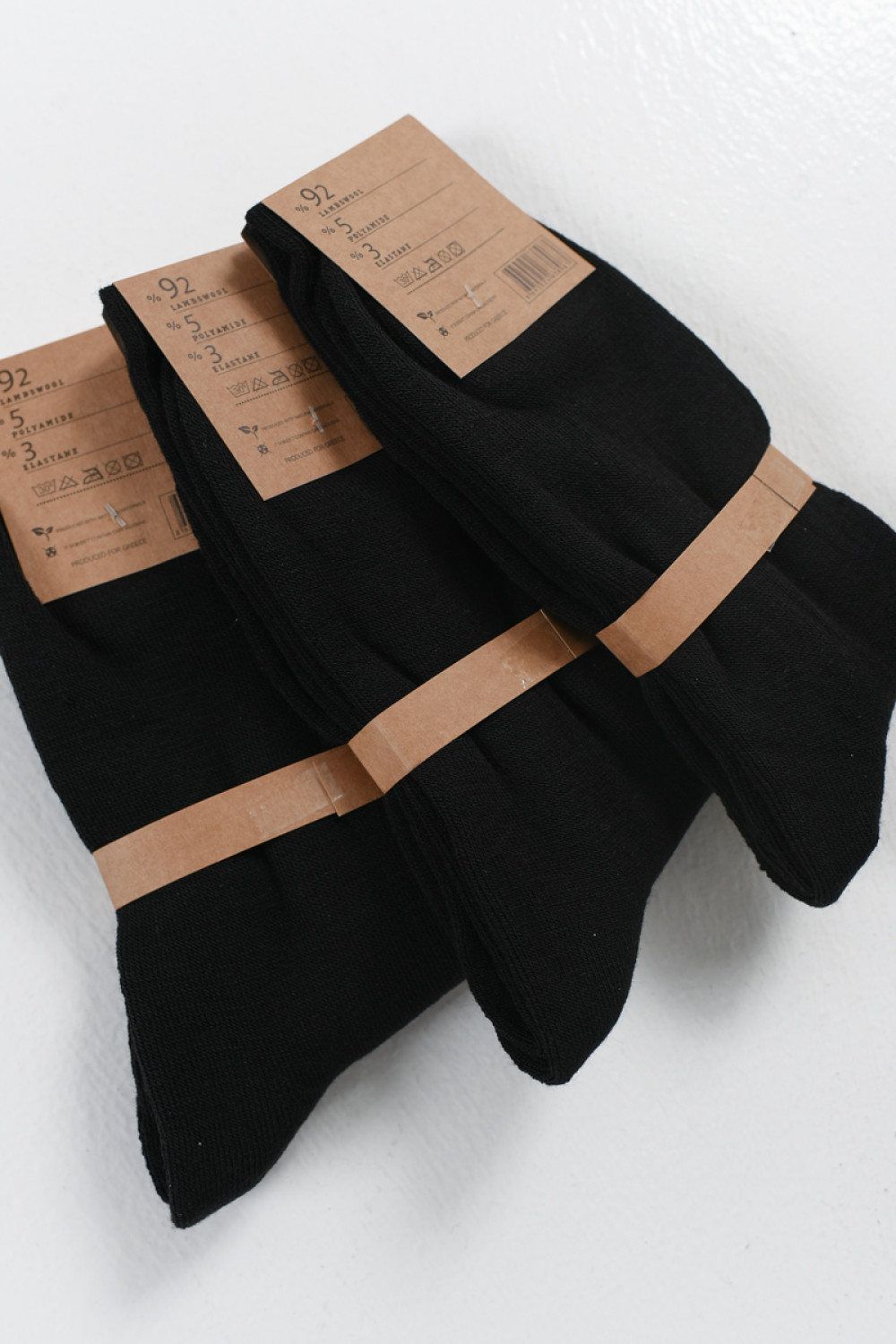 Isothermische Socken TRENDY SOCKS 3er Pack LAMBSWOOL BLACK