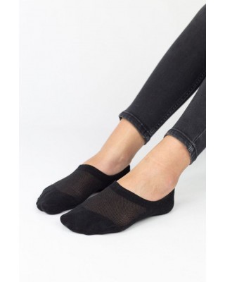 Damen Ballerina-Socken TRENDY Beige und Schwarz