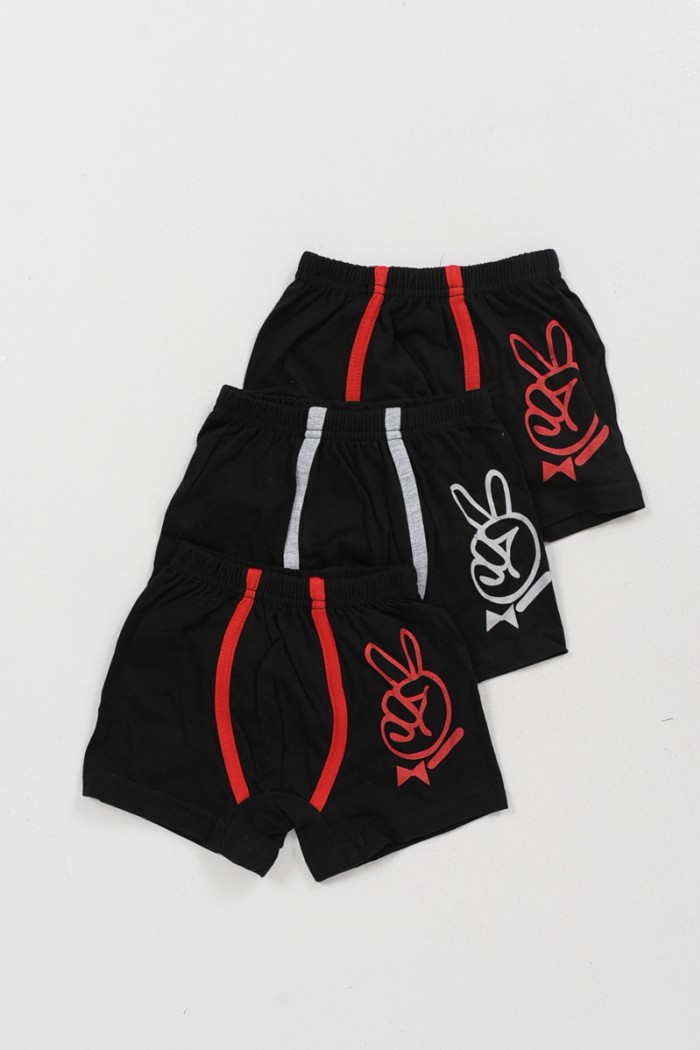 Kinderunterwäsche Boxershorts für Jungen TRENDY 3er Pack Y101