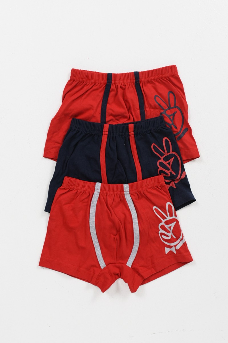 Kinderunterwäsche Boxershorts für Jungen TRENDY 3er Pack Y101