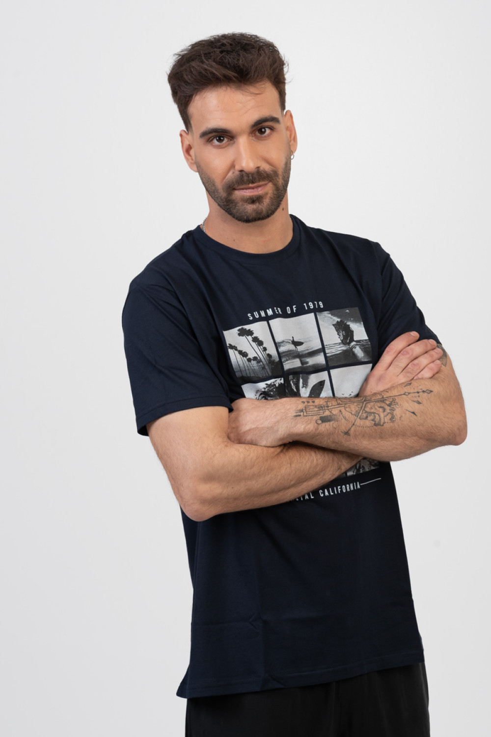 Men's T-shirt TRAX Surfing 45506 NAVY