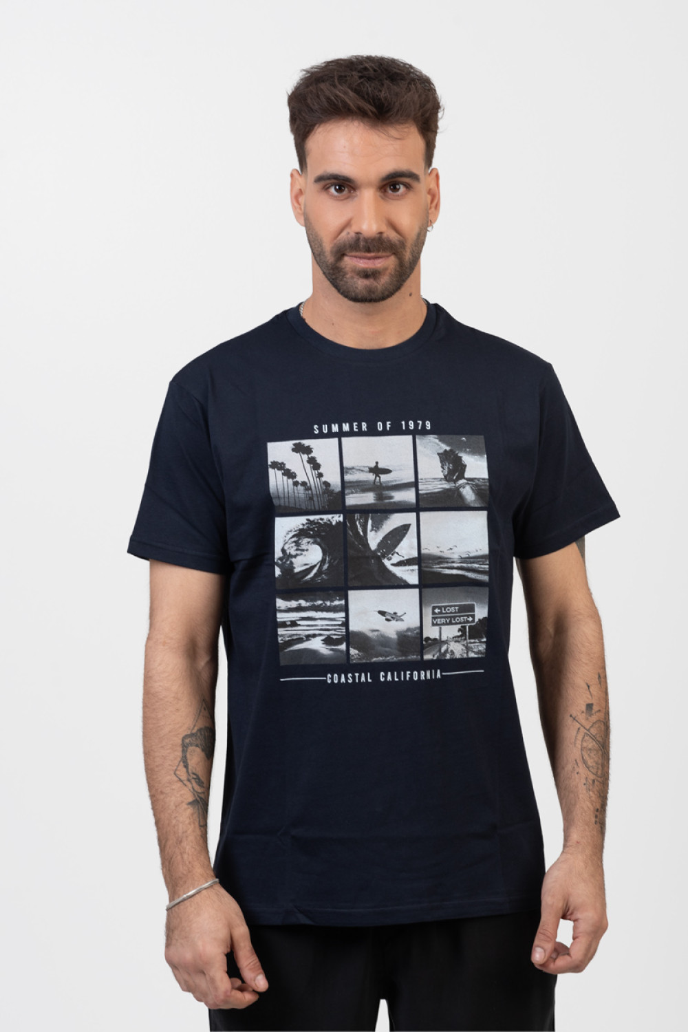 Men's T-shirt TRAX Surfing 45506 NAVY