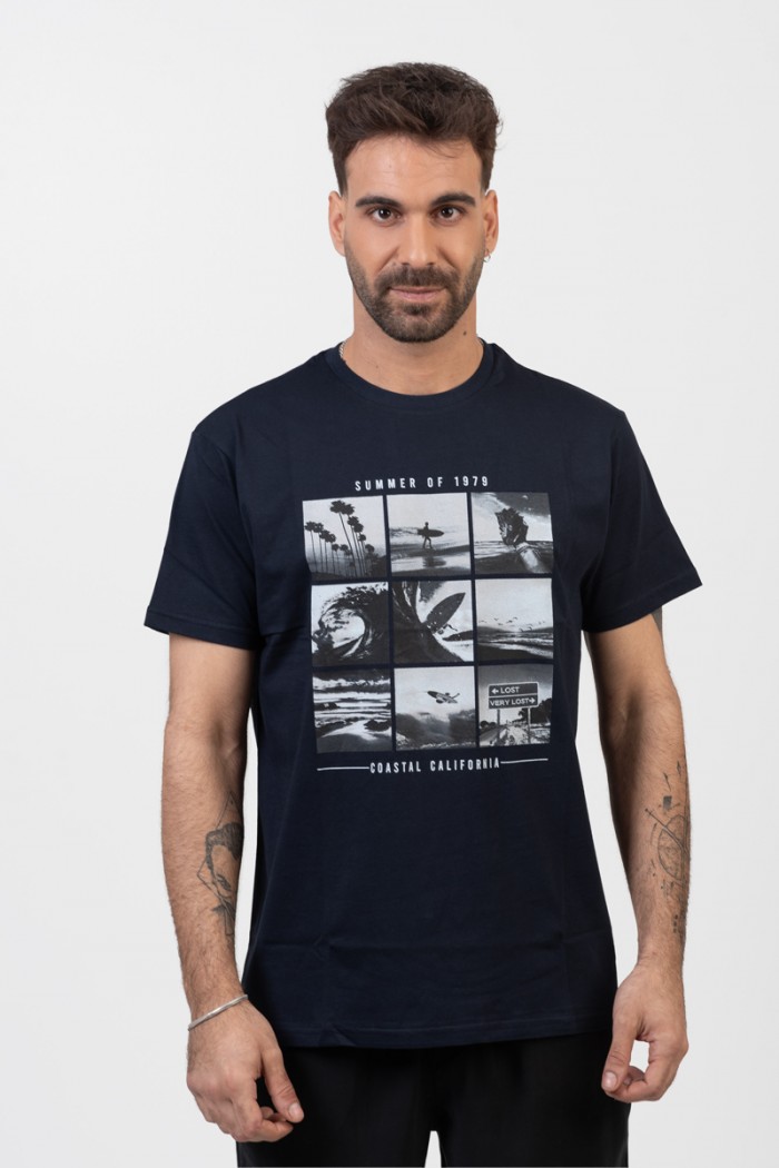 Men's T-shirt TRAX Surfing 45506 NAVY