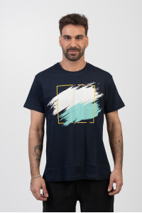 Men's T-shirt TRAX COLORS NAVY 45507