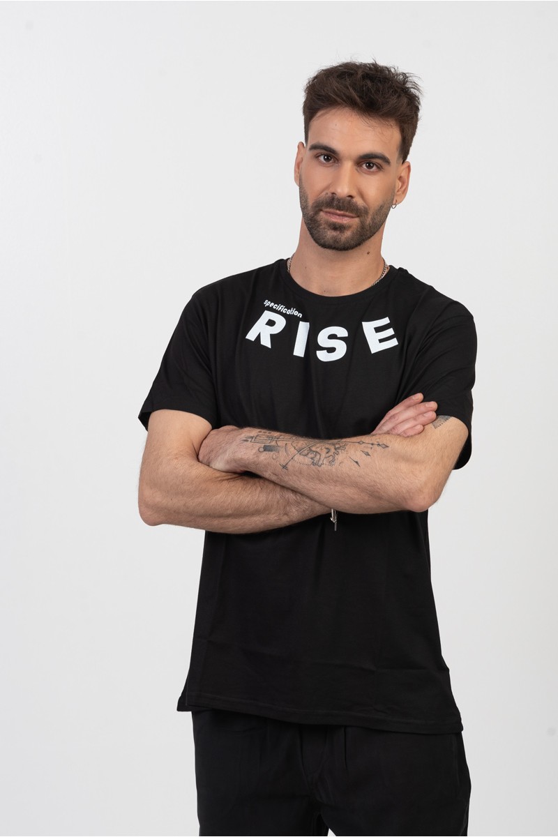 Men's T-shirt TRAX RISE BLACK 45508 Men's T-shirt TRAX RISE BLACK 45508