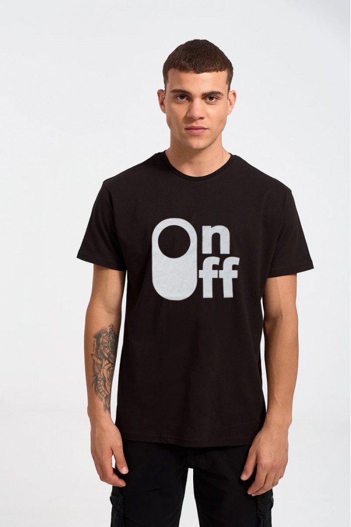 Men's T-shirt TRAX On Off 45509 Black