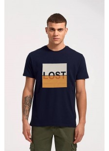 Men's T-shirt TRAX LOST 45510 NAVY Men's T-shirt TRAX LOST 45510 NAVY