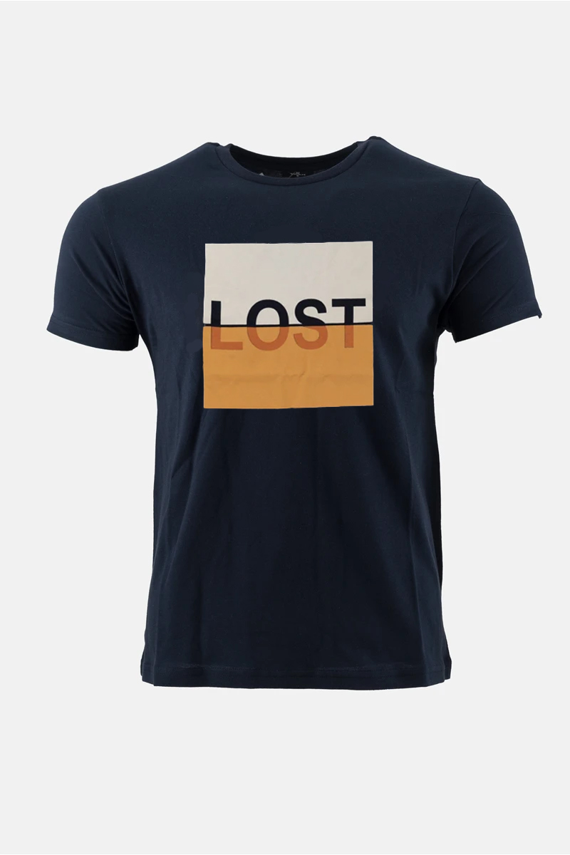 Men's T-shirt TRAX LOST 45510 NAVY Men's T-shirt TRAX LOST 45510 NAVY