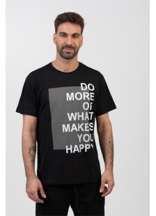 Men's T-shirt TRAX DO MORE 45514 BLACK Men's T-shirt TRAX DO MORE 45514 BLACK