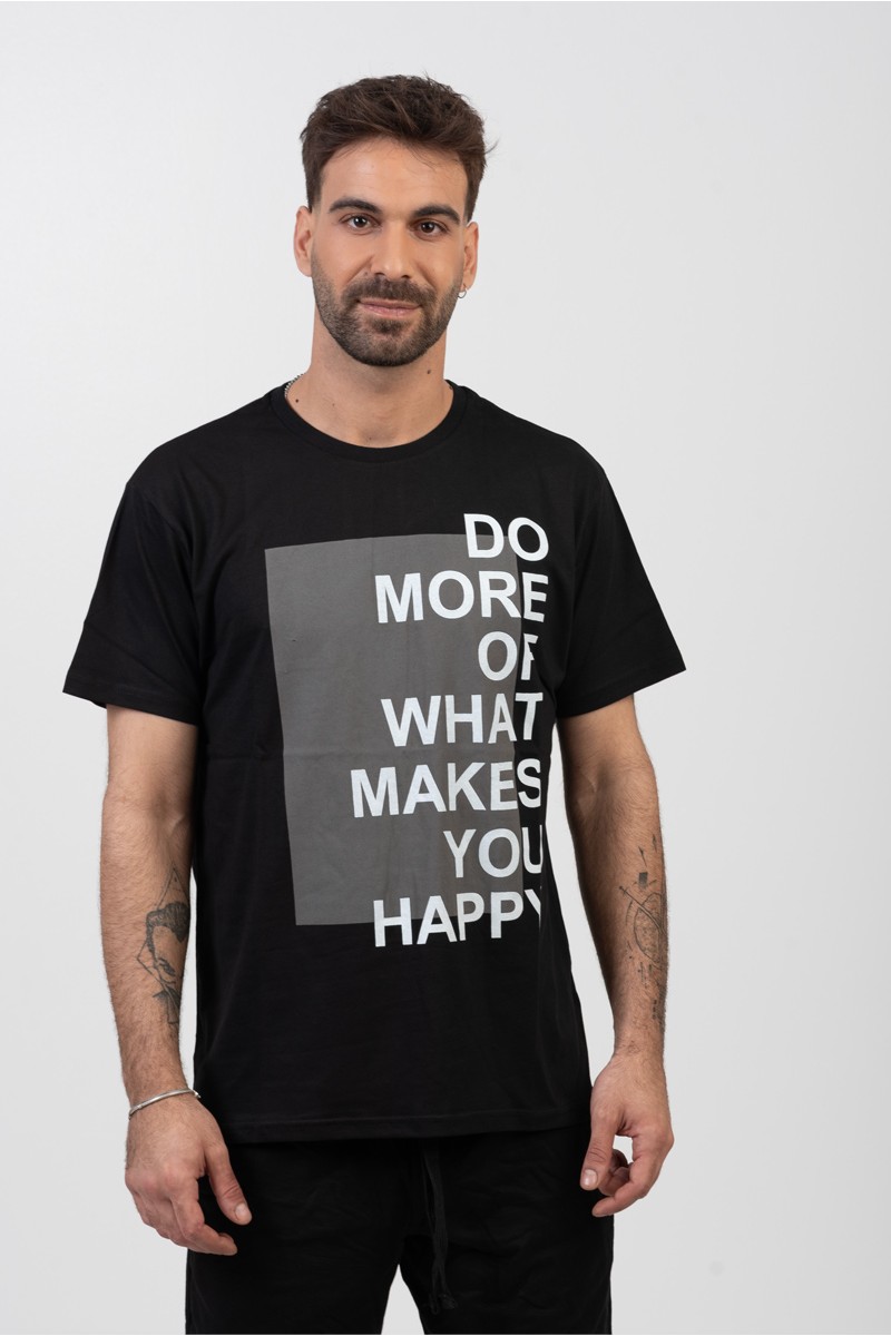 Herren-T-Shirt TRAX DO MORE 45514 BLACK