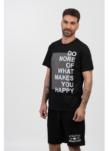 Men's T-shirt TRAX DO MORE 45514 BLACK Men's T-shirt TRAX DO MORE 45514 BLACK