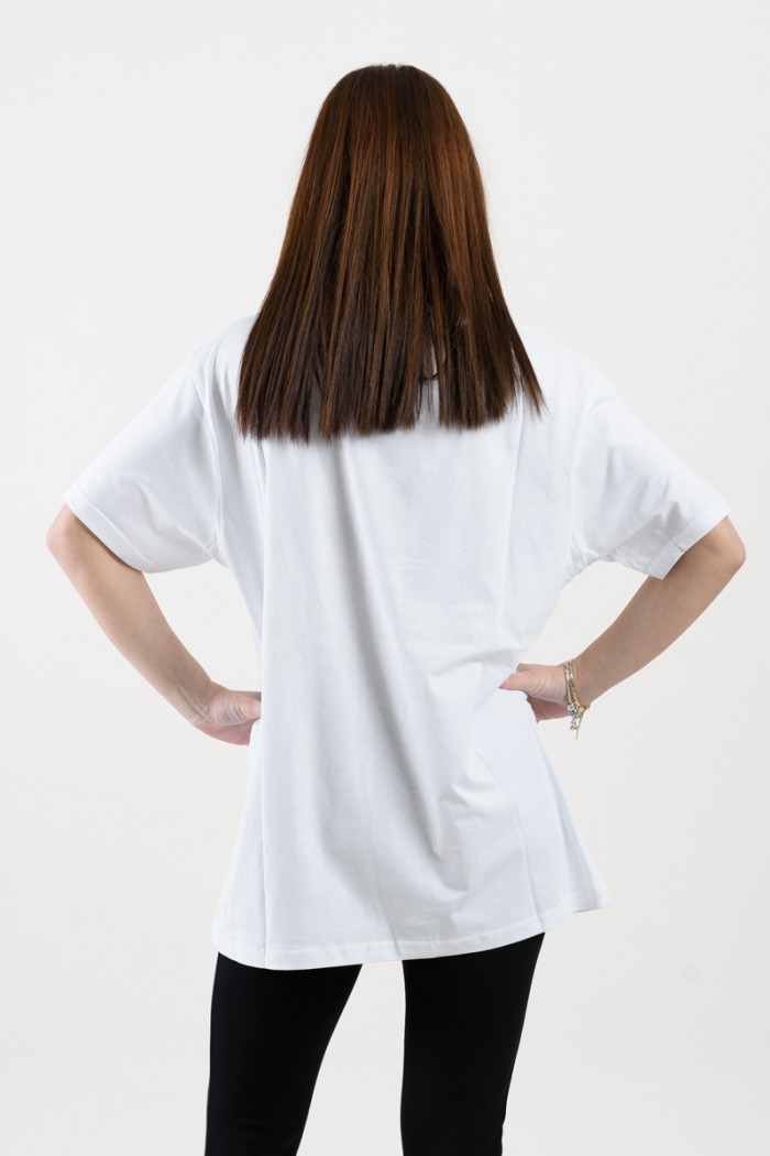 Short-sleeved blouse TRAX 47607 WHITE