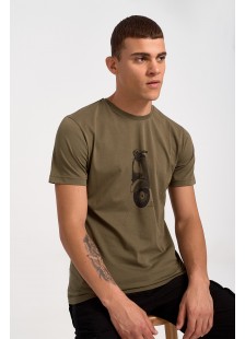 Men's T-Shirt Cotton4all VESPA HAKI Men's T-Shirt Cotton4all VESPA HAKI