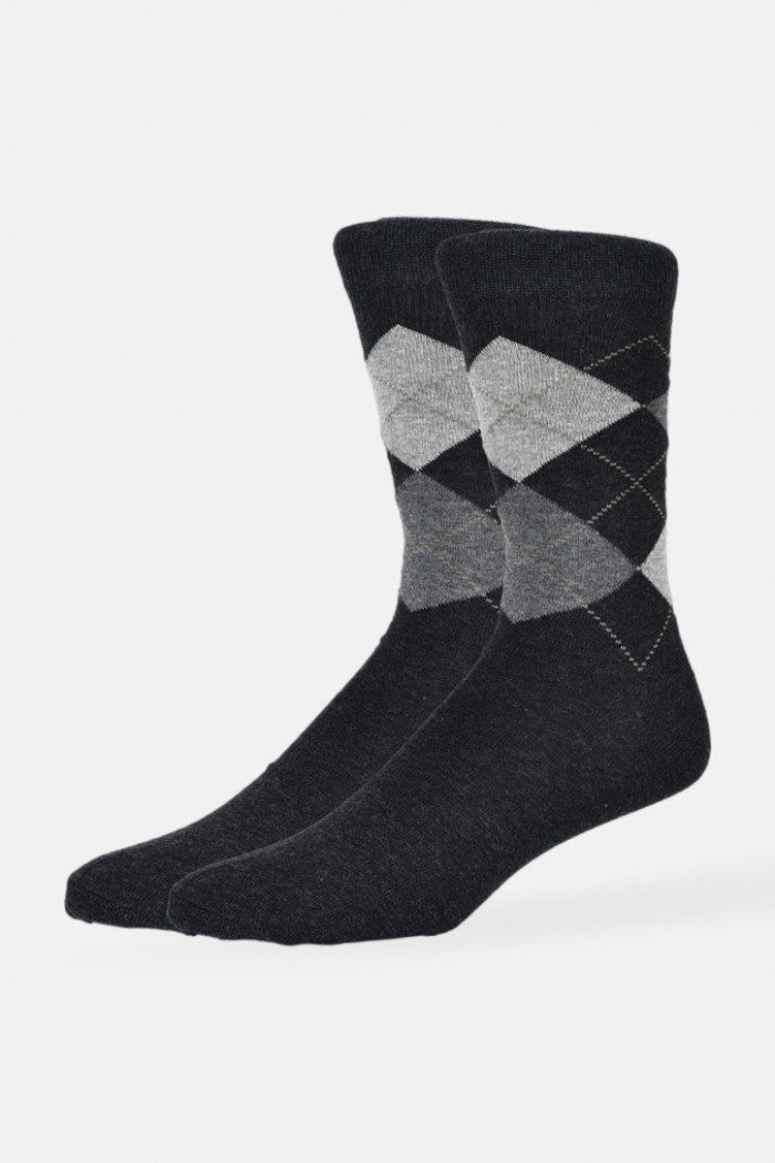 Cotton Socks Prestige Plaid 4 Pack
