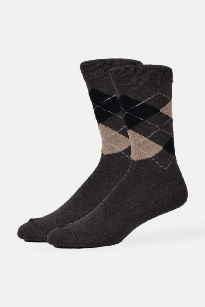 Cotton Socks Prestige Plaid 4 Pack