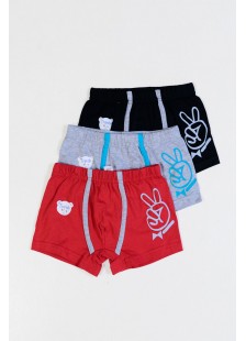Kinderunterwäsche Boxershorts für Jungen TRENDY 3er Pack Y101