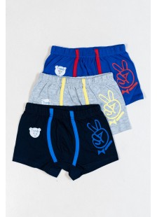 Kinderunterwäsche Boxershorts für Jungen TRENDY 3er Pack Y101