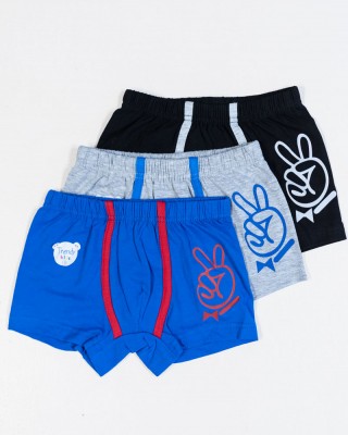 Kinderunterwäsche Boxershorts für Jungen TRENDY 3er Pack Y101