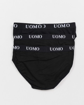 Men's briefs UOMO 3 PACK 1017 BLACK