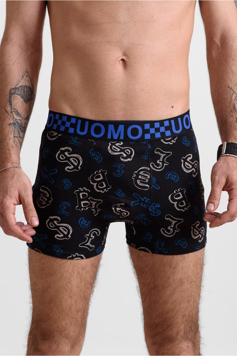 Herren Boxer Casual UOMO - Farben 10er Pack 101