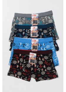 Kinder-Boxershorts UOMO 4er-Pack Combo 21024 Kinder-Boxershorts UOMO 4er-Pack Combo 21024