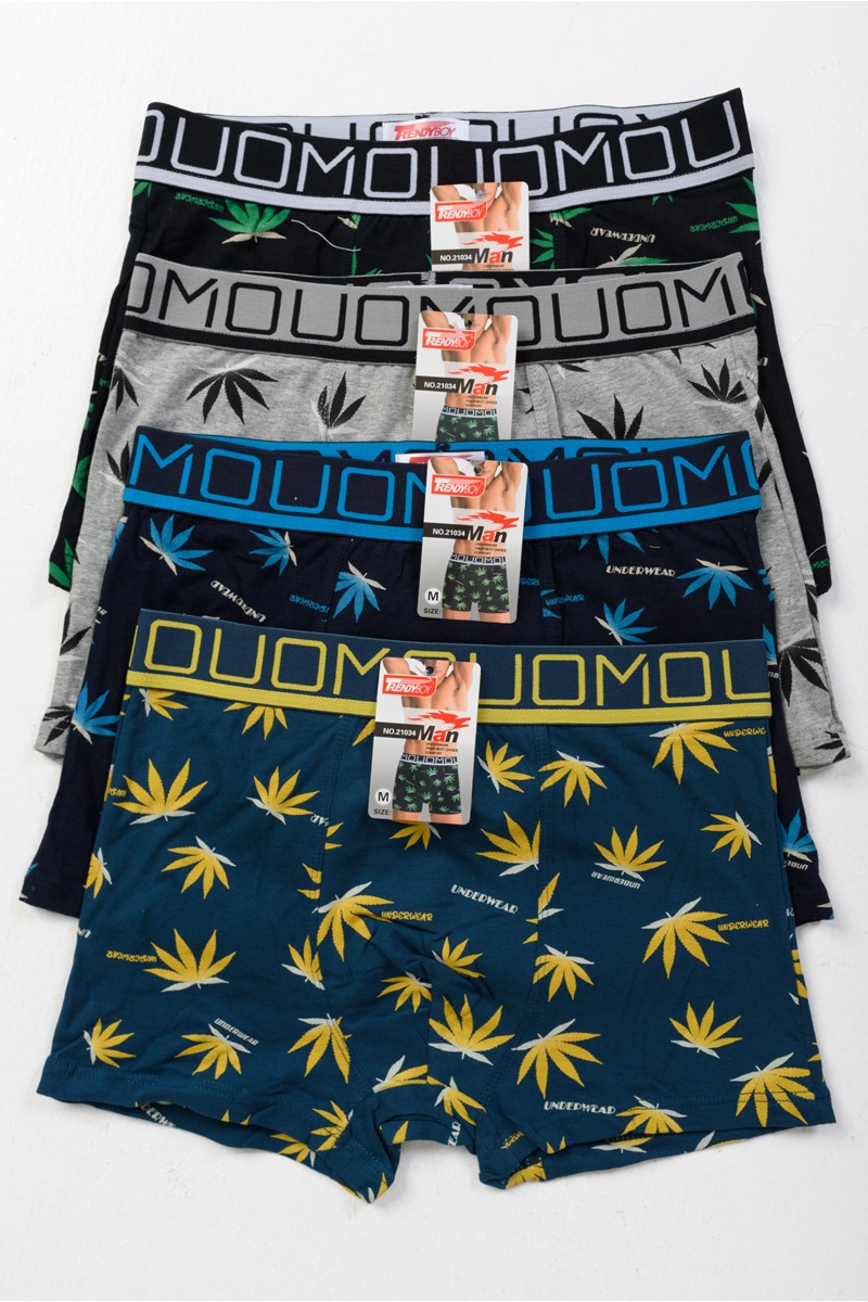 Herrenunterwäsche Boxer UOMO 4 PACK 21034 Herrenunterwäsche Boxer UOMO 4 PACK 21034