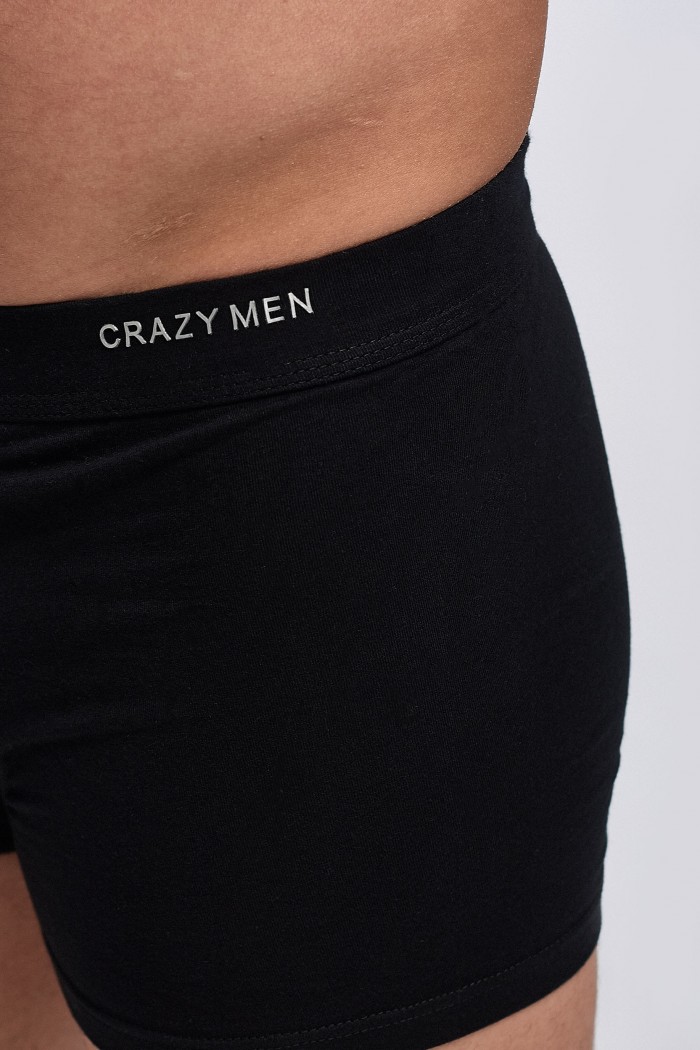 Men's Boxers CRAZY MEN Black