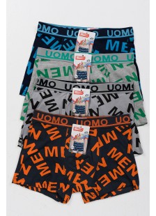 Teenager-Boxershorts UOMO Boy 4 Stück B614 Teenager-Boxershorts UOMO Boy 4 Stück B614
