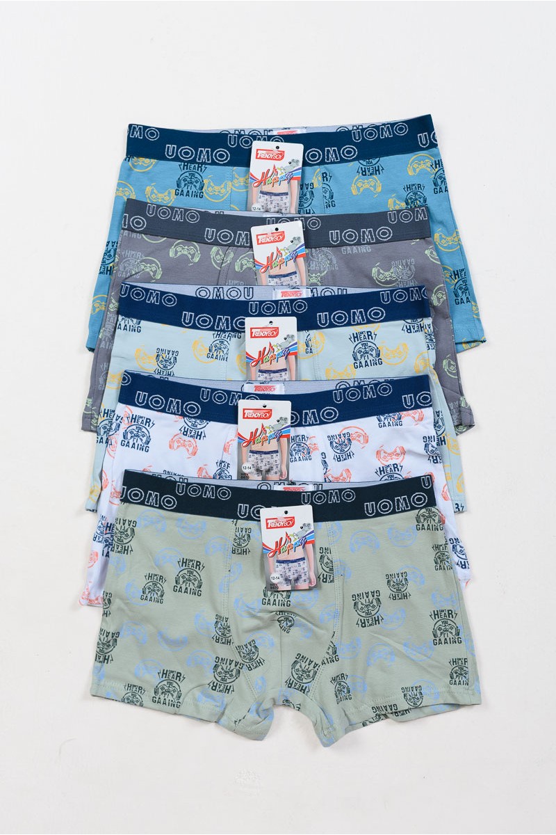 Kinder-Boxershorts UOMO 5er-Pack Combo B670