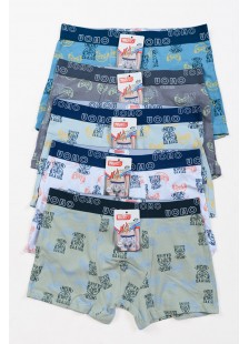 Kinder-Boxershorts UOMO 5er-Pack Combo B670
