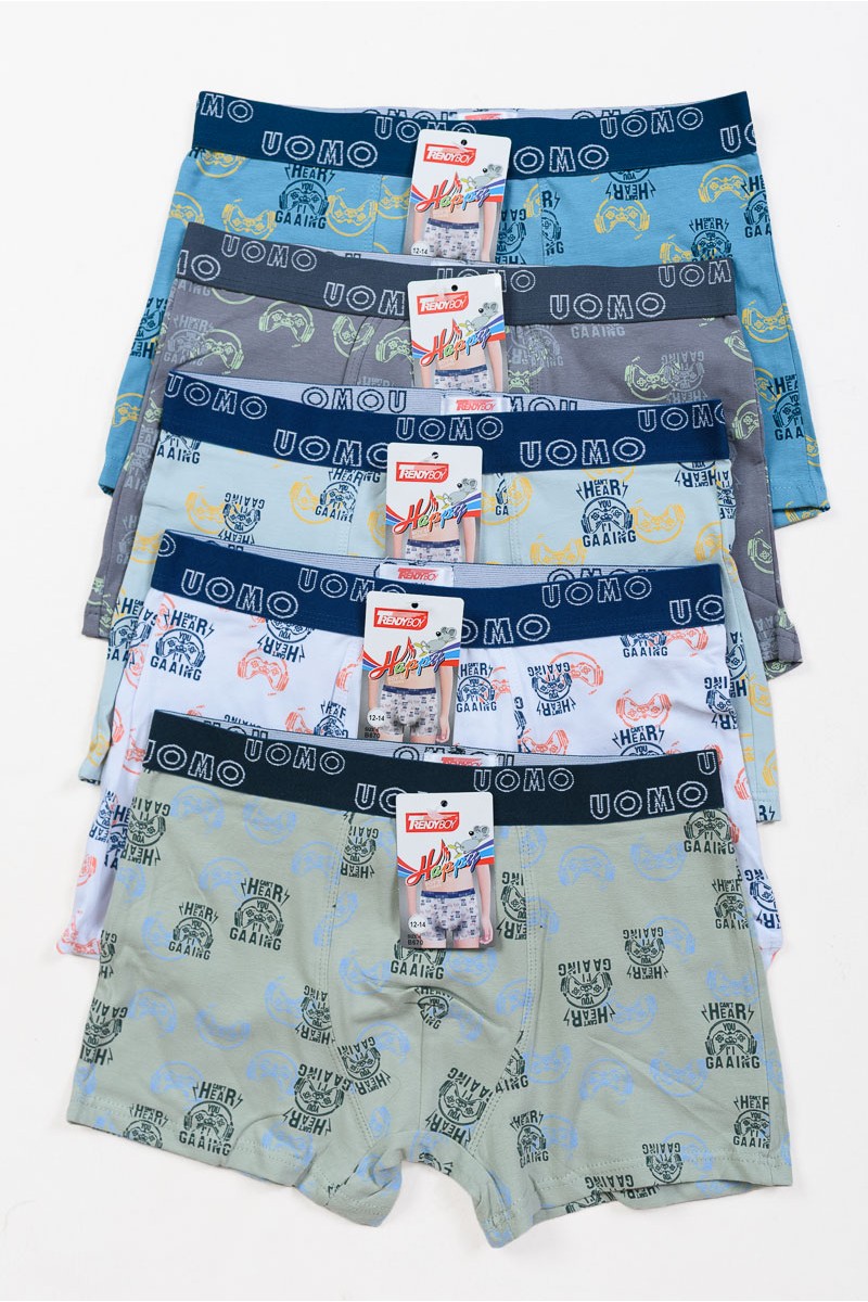 Kinder-Boxershorts UOMO 5er-Pack Combo B670