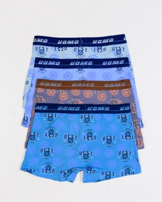 Teenager-Boxershorts UOMO Boy 4 Stück B672