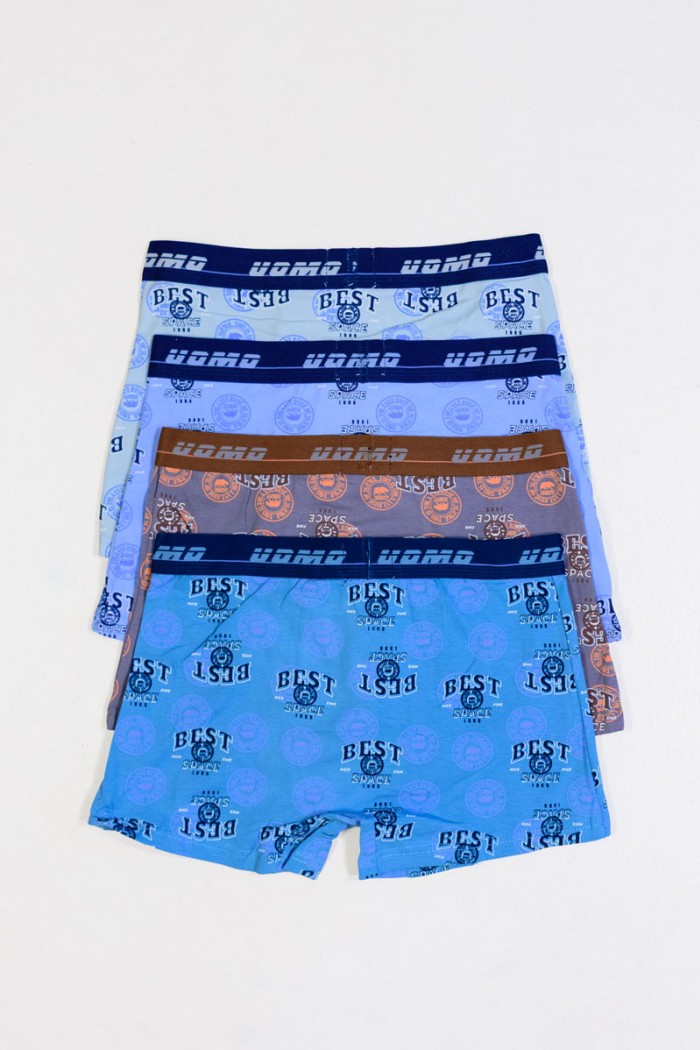 Teenager-Boxershorts UOMO Boy 4 Stück B672