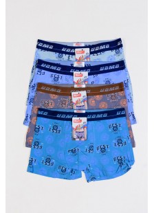 Teenager-Boxershorts UOMO Boy 4 Stück B672