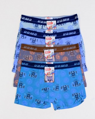 Teenager-Boxershorts UOMO Boy 4 Stück B672