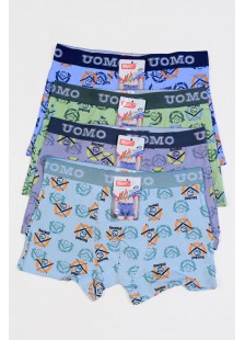 Teenager-Boxershorts UOMO Boy 4 Stück B677