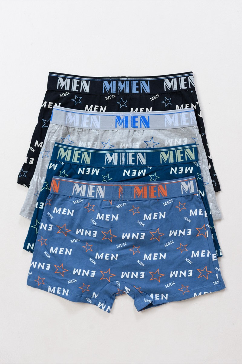 Men's underwear Boxer UOMO 4 PACK B687 Men's underwear Boxer UOMO 4 PACK B687