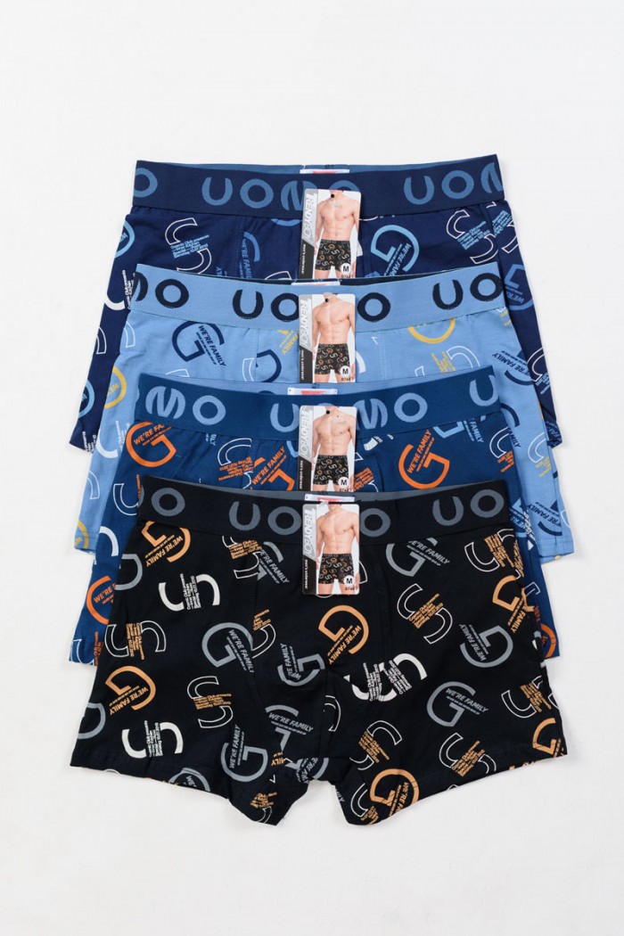 Men's underwear Boxer UOMO 4 PACK B744
