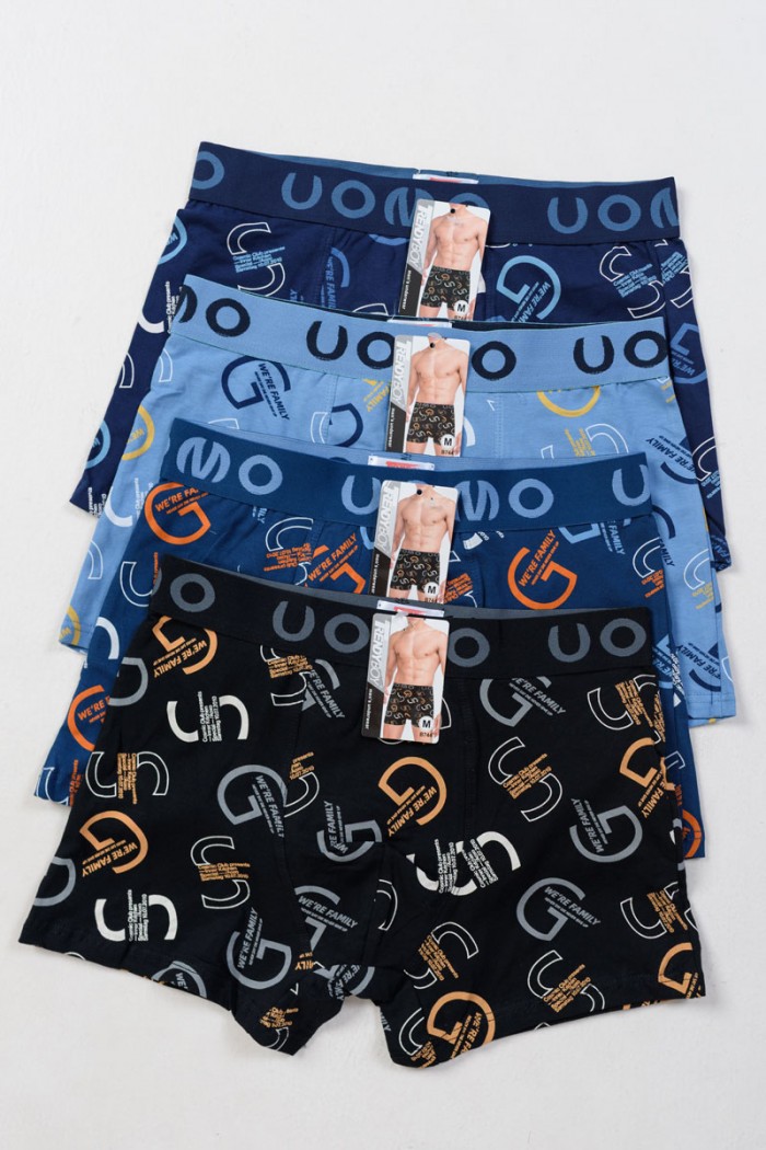 Men's underwear Boxer UOMO 4 PACK B744