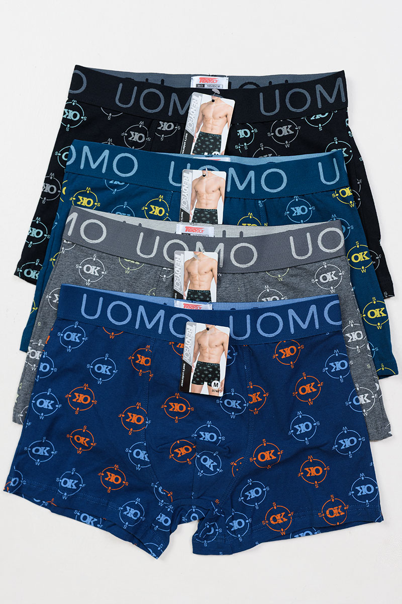 Men's underwear Boxer UOMO 4 PACK B746 Men's underwear Boxer UOMO 4 PACK B746