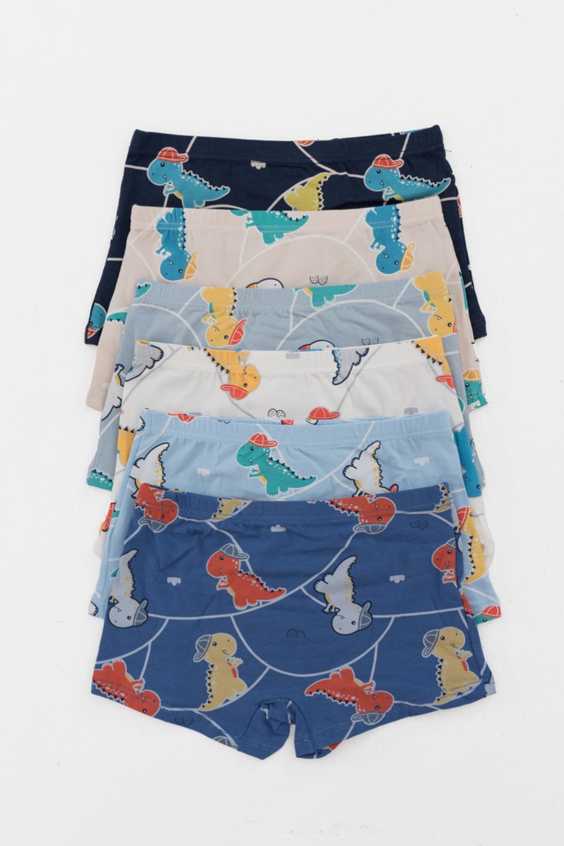 Kinder-Boxershorts YUTU Boy 6 Stück BM020
