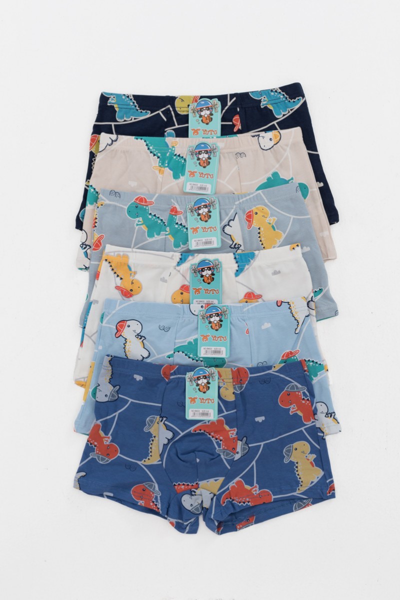 Kinder-Boxershorts YUTU Boy 6 Stück BM020