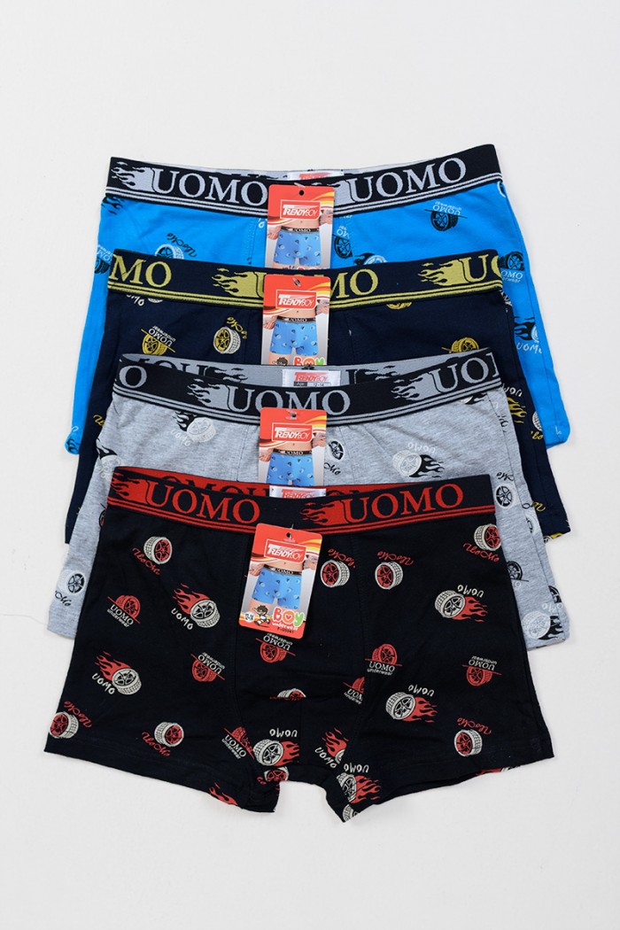 Kinder-Boxershorts UOMO 4er-Pack Combo F-G5041