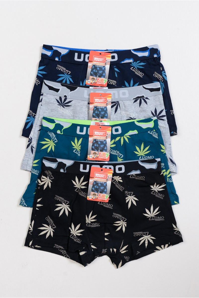 Teenager-Boxershorts UOMO Boy 4 Stück F-G5202