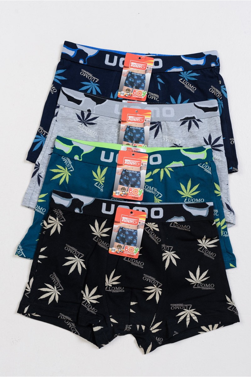 Teenager-Boxershorts UOMO Boy 4 Stück F-G5202